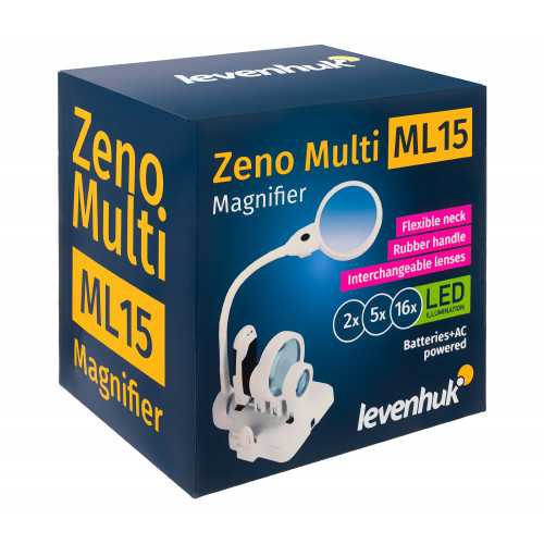 Мультилупа Levenhuk Zeno Multi ML15, белая