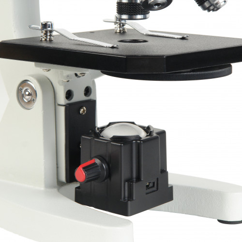 Микроскоп школьный Эврика 40х-640х (зеркало, LED)