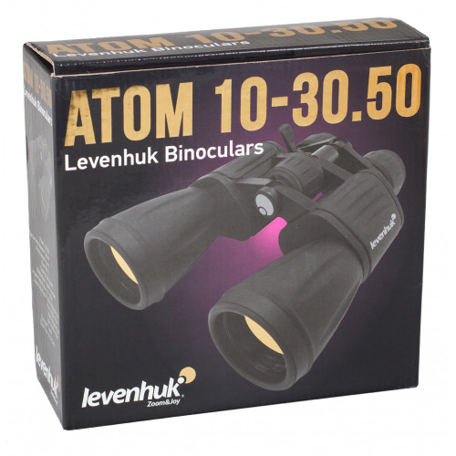 Бинокль Levenhuk Atom 10–30x50